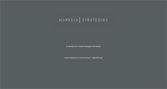 Desktop Screenshot of markelsstrategies.com