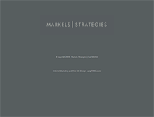 Tablet Screenshot of markelsstrategies.com